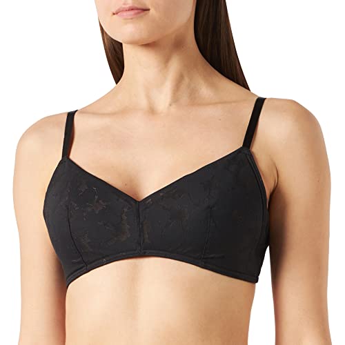 sloggi Damen Bralette ZERO Lace 2.0 Bustier schwarz XL