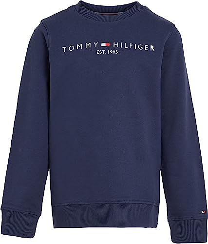 Tommy Hilfiger Unisex Sweatshirt Essential Blau (Twilight Navy), 9 Monate