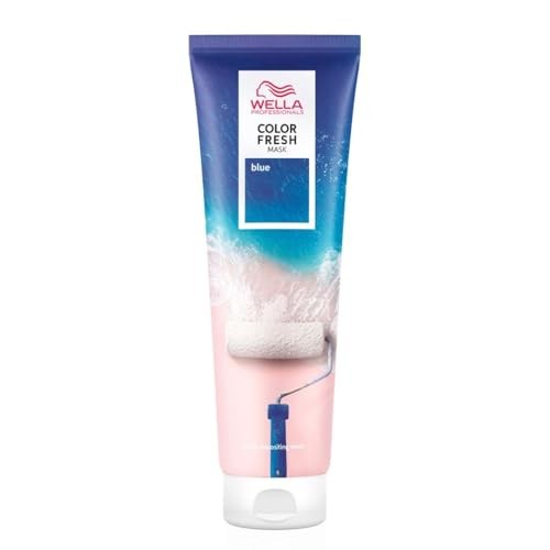 Wella Color Fresh Maske Blue Pflege-Tönung für helles Haar mit Avocadoöl 150 ml