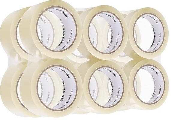 amazon basics paketband 12x 50mm x 55m für 15,96 statt 23