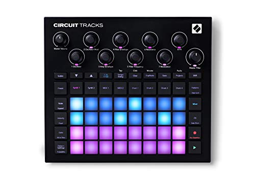 groovebox novation circuit tracks mit sequencer und sampler