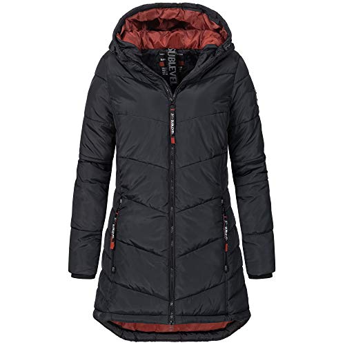 sublevel damen wintermantel jacke mit kapuze outdoor parka s m l xl xxl