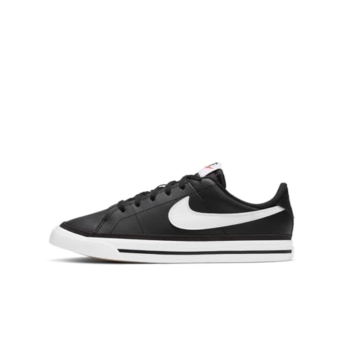 nike court legacy jungen gymnastikschuhe, schwarz weiß, größe 37.5 eu