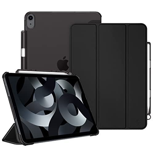 fintie hülle für iPad Air 11 Zoll 2025/2024/2022 mit Stifthalter, Schwarz