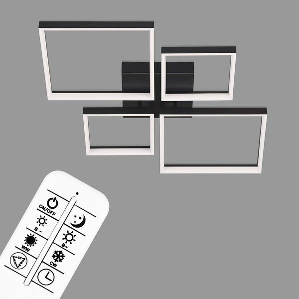 LED Deckenleuchte Briloner 660x660x90mm, Modell 3015-015