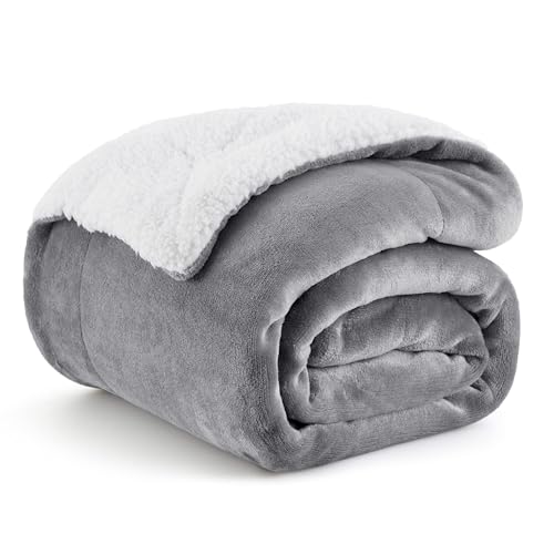 bedsure dekke warm sherpa kuscheldecke für sofa, dicke couchdecke flauschig