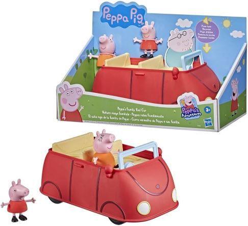 peppa pig rotes familienauto mit sound für kinder 14,99 statt 20