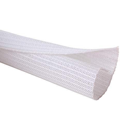 alex tech kabelschutz selbstverriegelnd flexibel weiss 13 mm 7,7 meter für tv computer auto