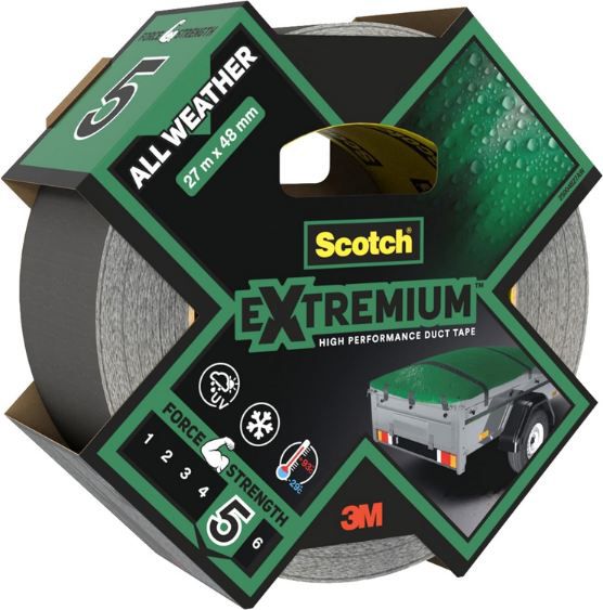scotch extremium all weather gewebeband 27m x 48mm ab 8,98 euro reduziert