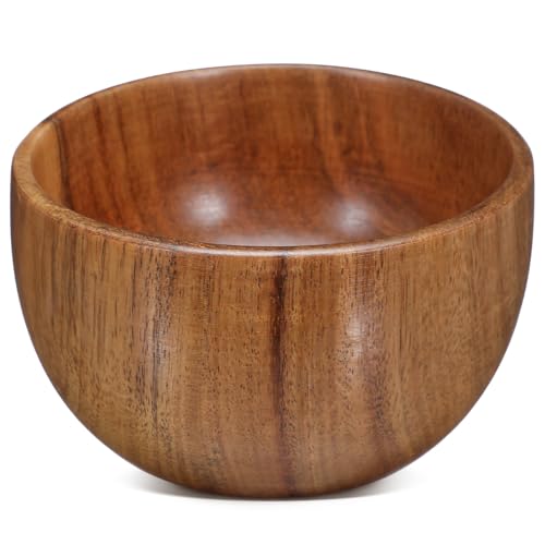 hemoton holzschale salatschüssel für reissuppe nudeln snacks servieren größe s