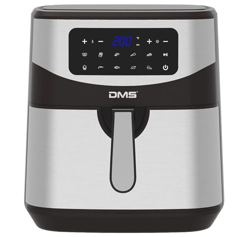 dms xxxl heißluftfritteuse 7 liter, fettfrei, 1800 watt, 10 programme, digital display