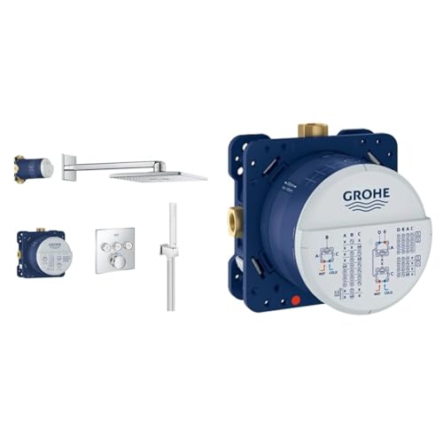 grohe grohtherm smartcontrol baukörper 3 abgänge 1/2 zoll