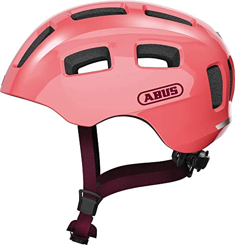 ABUS Youn-I 2.0 Kinderfahrradhelm mit Licht für Mädchen und Jungen, optimal für Jugendliche und junge Erwachsene