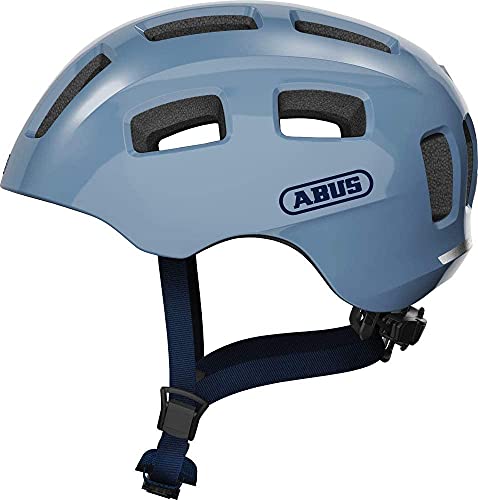 abus youn-i 2.0 fahrradhelm mit licht für kinder, jugendliche, mädchen, jungen