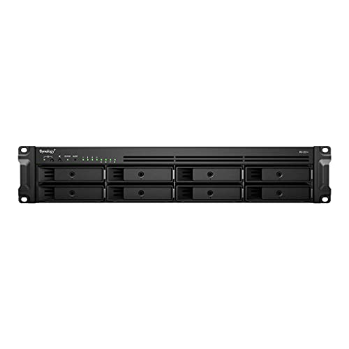 synology rackstation rs1221+ nas server 2u ethernet lan schwarz v1500b