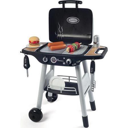 smoby kindergrill barbecue mit 18 zubehörteilen, 27,99 statt 39