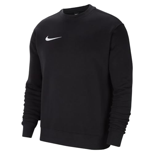 nike herren crew shirt m nk flc park20 schwarz-weiß, größe l eu