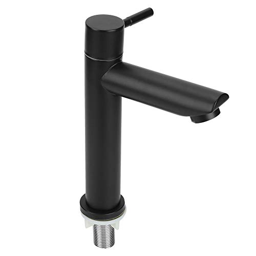 Edelstahl waschbecken wasserhahn g1/2 für badezimmer toiletten schwarz