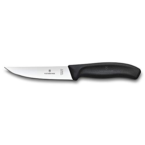 Victorinox tranchiermesser 15 cm, ergonomischer griff, schmale klinge, schwarz