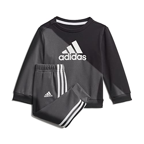 adidas baby trainingsanzug unisex schwarz-weiß, 9 monate eu