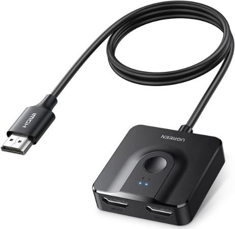 ugreen hdmi switch splitter 4k 60hz für 10,27 euro statt 17 euro