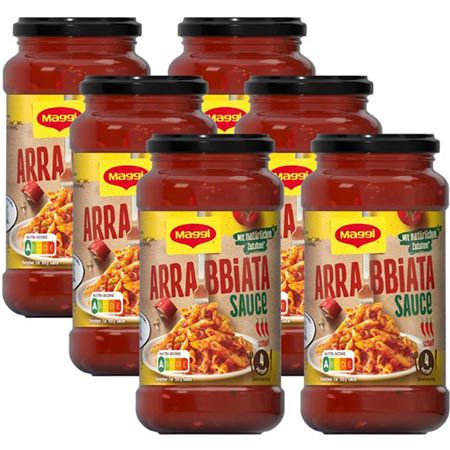 maggi pasta sauce arrabbiata 6er pack 500g für 11 statt 14