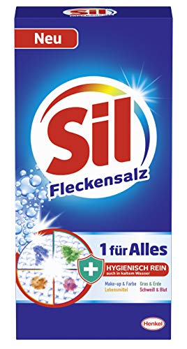 Fleckensalz Sil 1 für Alles, 500 g, Fleckenentferner für alle Farben und Kälte