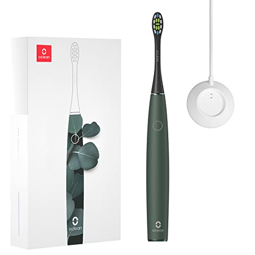 Produktbild: oclean air 2 schallzahnbürste elektrisch wasserdicht ipx7 40 tage nutzung eukalyptusgrün