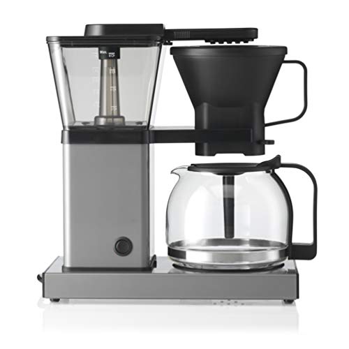kaffeemaschine trebs 24110 mit direktbrühsystem, 10 tassen, aluminium-design