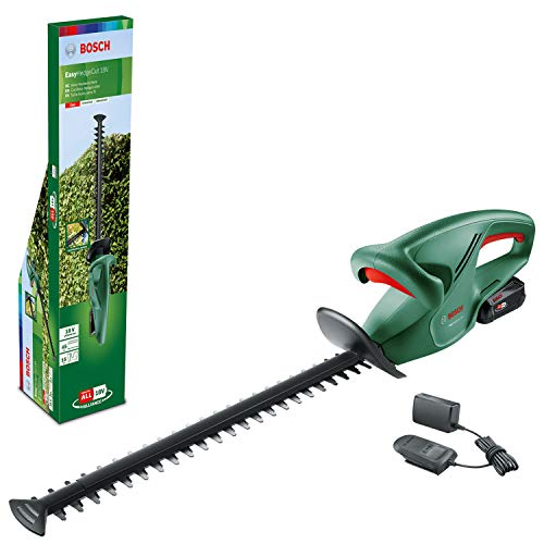 bosch easyhedgecut akku heckenschere mit 1 akku und 1 ladegerät