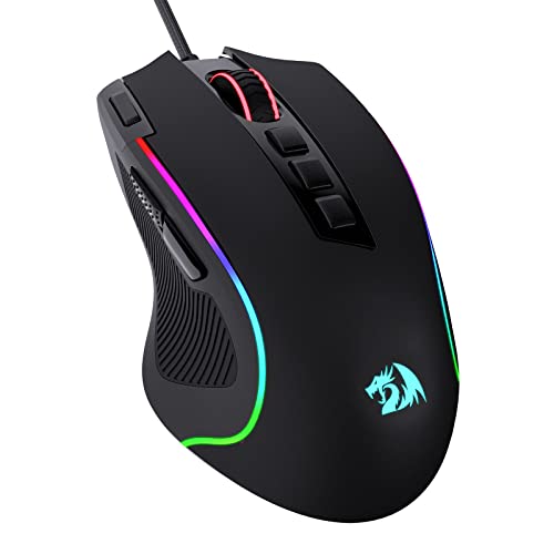 gaming mouse redragon m612 predator rgb, ergonomisch, optischer sensor