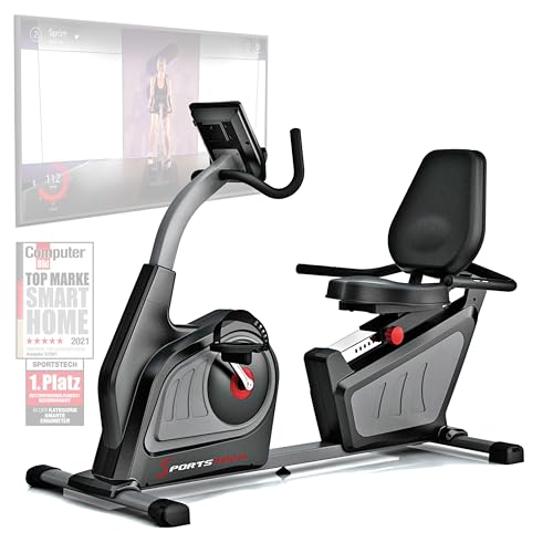 sportstech ES600 ergometer mit video events, multiplayer app und pulsgurt option