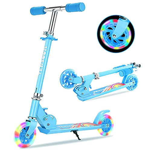 tenboom roller kinder scooter klappbar höhenverstellbar mit led rädern 3-10 jahre