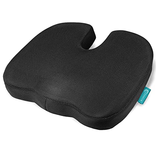 memory foam sitzkissen für auto bürostuhl - beautissu ergonomische stuhlkissen u-form