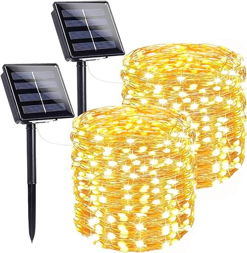 solar lichterkette außen 12m 120 led wasserdicht 8 modus dekoration für garten hochzeit party