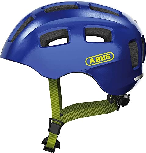 abus youn-i 2.0 fahrradhelm mit licht für kinder, jugendliche, junge erwachsene