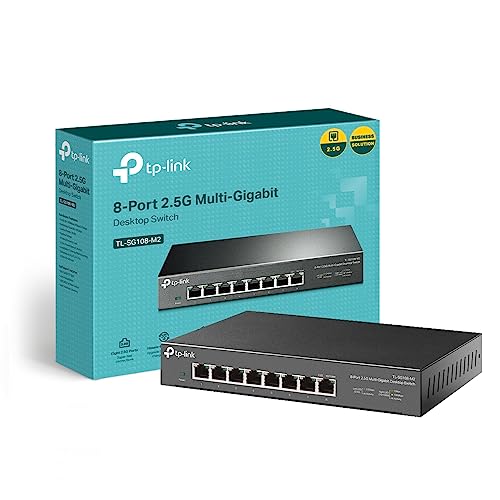 TP-Link 8-Port 2.5G Multi-Gigabit Switch, 802.3X Flow, QoS für Home Office