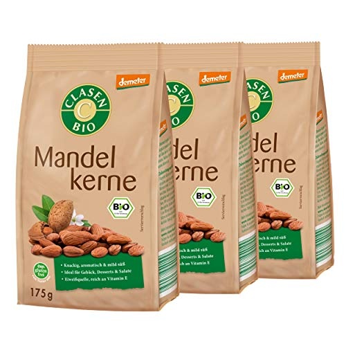 bio mandeln demeter, unbehandelt, nachhaltig angebaut, 250g