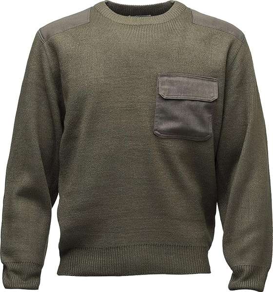 bundeswehr pullover grau XXL - militär pullover herren - armee kleidung männer