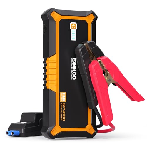 goooLOO GP4000 starthilfe powerbank 4000A portable starthilfe für autos bis 10L diesel
