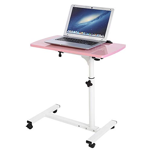 Ejoyous laptoptisch höhenverstellbar 62-88cm mit rädern für büro und wohnzimmer