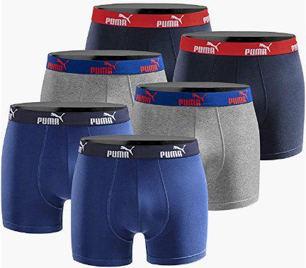 puma herren boxershorts 6er pack limited statement edition ab 29,99 euro