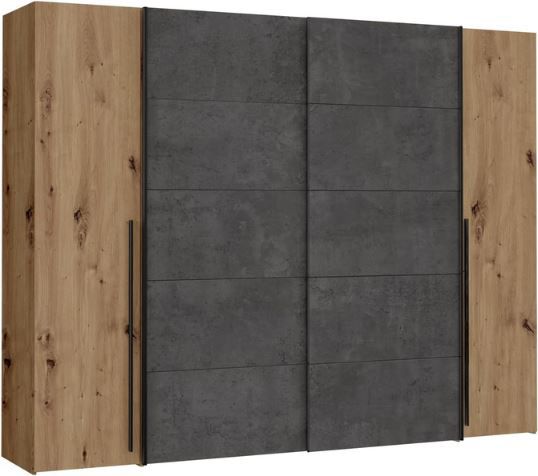 forte narago schwebetürenschrank 270 cm mit drehtüren für 348,98  statt 520