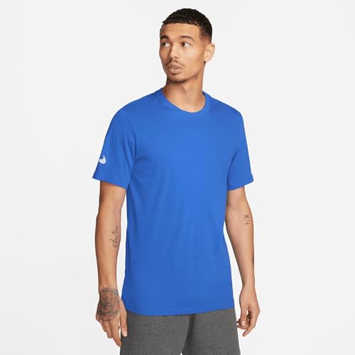 nike herren t-shirt m nk park20, royal blue/white, größe s eu
