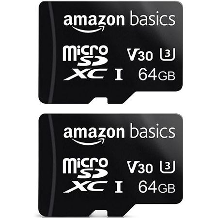 amazon basics 64gb microsdxc karte 2er pack für 13,58 euro statt 18 euro