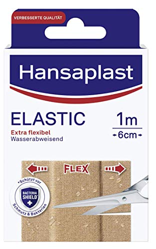 Produktbild: hansaplast elastic pflaster 1 m x 6 cm, flexible wundpflaster für gelenke
