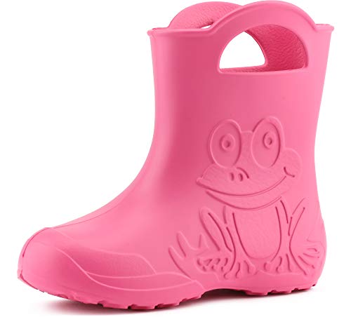 gummistiefel kinder ladeheid eva, federleicht, wasserdicht, bequeme regenschuhe