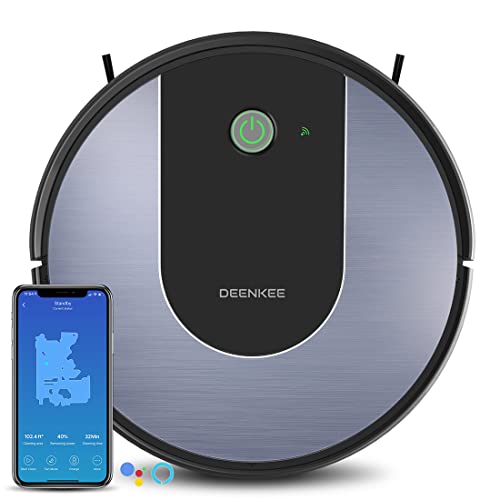 saugroboter deenkee 2000pa roboterstaubsauger mit selbstaufladung und 6 modi