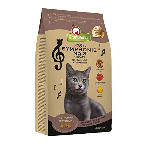 granatapet symphonie no. 3 streu, getreidefreies trockenfutter für katzen, 300 g