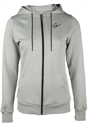 Produktbild: gorilla wear pixley zipped hoodie hellgrün funktionell sport pullover atmungsaktiv baumwolle polyester xs